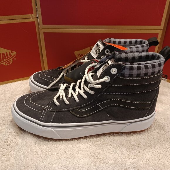 Vans Men's 7.5/Women's 9 SK8-Hi MTE-1 Plaid Gray VN0A5HZYGYW - Picture 1 of 12